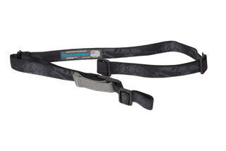 Blue Force Gear Vickers 2-Point Combat Sling in Kryptec Typhoon features CORDURA webbing with a contrasting pull tab